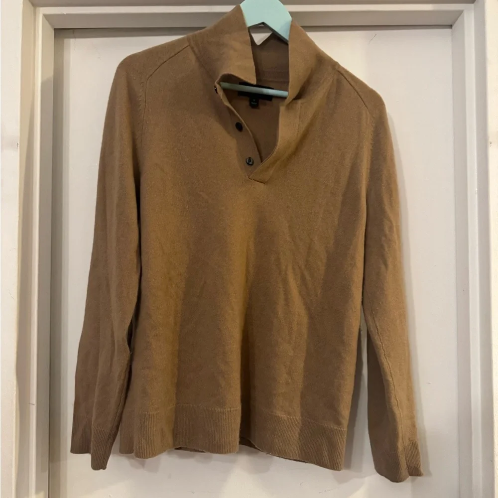 Banana Republic Viaggio Cashmere Sweater Polo - S - Picture 2 of 7